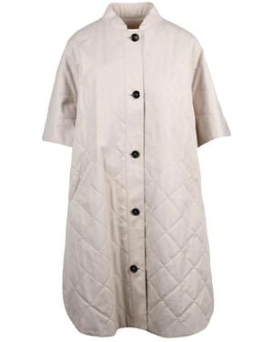 Max Mara Single-Breasted Coats - Neutro