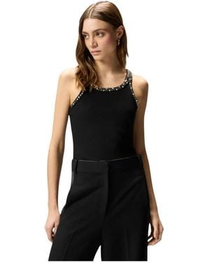 Pinko Sleeveless Tops - Negro