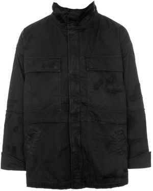 DIESEL Light Jackets - Black
