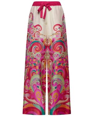 Franco Ferrari Wide Trousers - Rouge