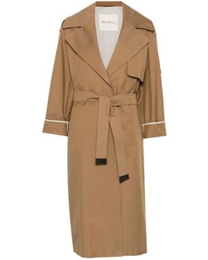 Max Mara Jassen ,Bruin ,Trench Coats - Naturel