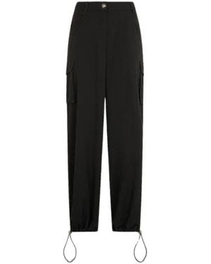 Liu Jo Straight Trousers - Negro