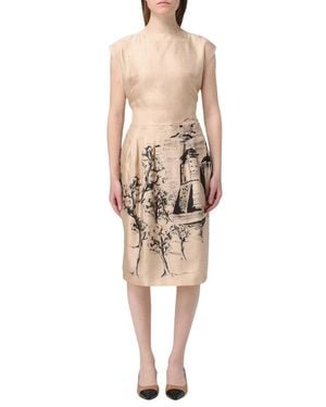 Alberta Ferretti Midi Dresses - Neutro
