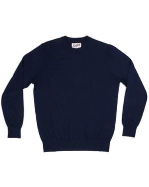 MC2 Saint Barth Round-Neck Knitwear - Azul