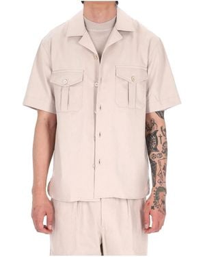Eleventy Short Sleeve Shirts - Pink