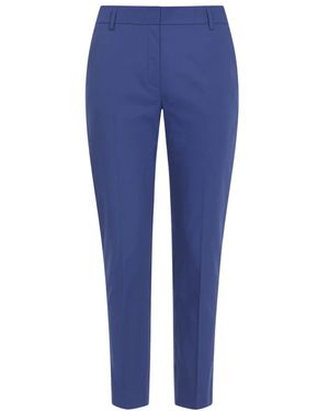 Weekend by Maxmara Cropped Trousers - Blue