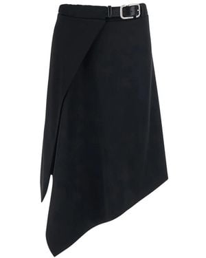 The Attico Short Skirts - Negro