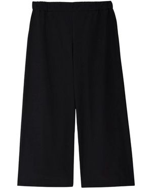 Ottod'Ame Cropped Trousers - Negro
