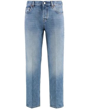 Gucci Klassieke Denim Straight-Leg Jeans - Blauw