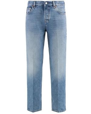Gucci Klassieke Denim Straight-Leg Jeans - Blauw