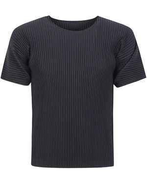 Issey Miyake T-Shirts - Zwart