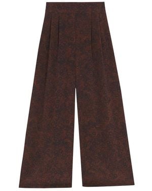 Cortana Wide Trousers - Brown