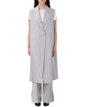 MEIMEIJ Single-Breasted Coats - Grey