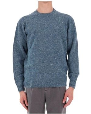 Drumohr Round-Neck Knitwear - Bleu