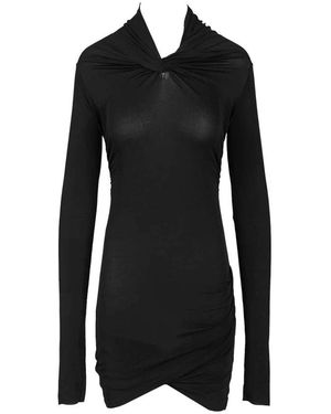 Rick Owens Mini Bodycon Jurk - Zwart