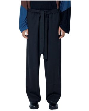 Kiko Kostadinov Wide Trousers - Blue