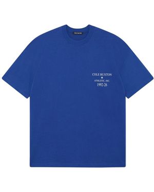 Cole Buxton Short Sleeve Hemden - Blauw