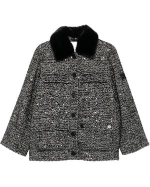 Ermanno Scervino Tweed Jackets - Black