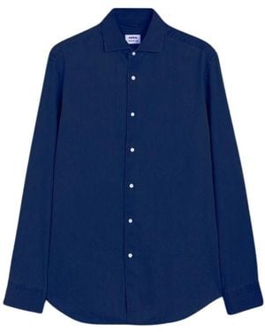 Aspesi Overhemden ,Blauw ,Casual Shirts