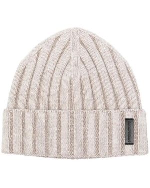 Emporio Armani Vintage Bonnet Hat Für Frauen - Natur