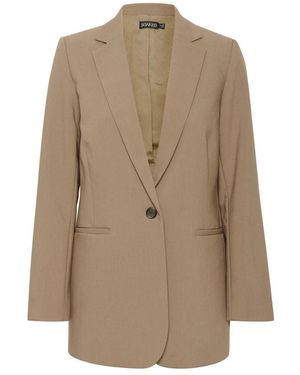 Soaked In Luxury Blazers - Naturel
