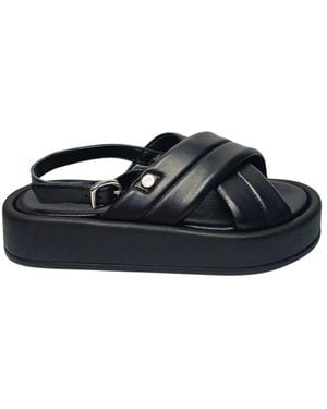 Pollini Flat Sandals - Azul