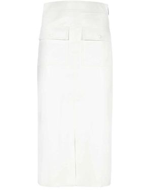 MSGM Midi Skirts - White