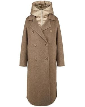 Bomboogie Double-Breasted Coats - Brown