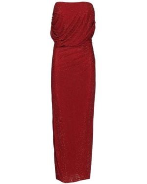 Self-Portrait Maxi Dresses - Red