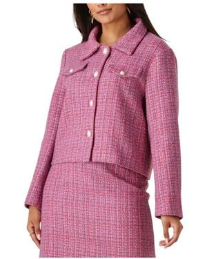 Ydence Tweed Jackets - Paars