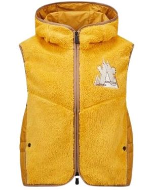 Moncler Gele Jassen Grenoble Fleece Vest - Geel