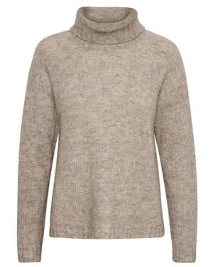 My Essential Wardrobe Turtlenecks - Gris