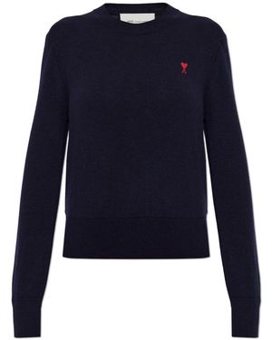 Ami Paris De Coeur Strickpullover - Blau