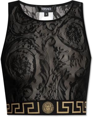Versace Sleeveless Tops - Negro