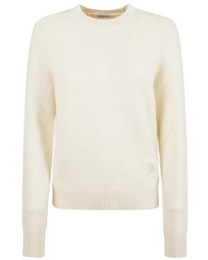 Burberry Cashmere Knitwear - Blanc