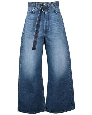 Sportmax Wide Jeans - Blue