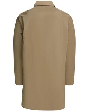 Barbour Single-Breasted Coat in Natural for Men | Lyst UK