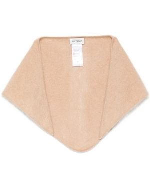 Soft Goat Winter Scarves - Natural