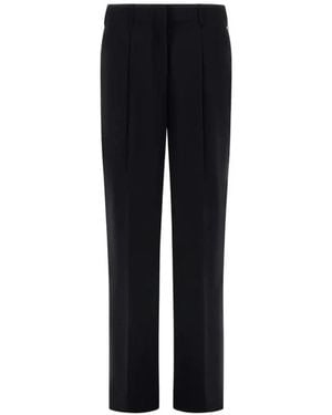 Herno Hosen Aus Leichtem Stretch-Wollstoff - Schwarz
