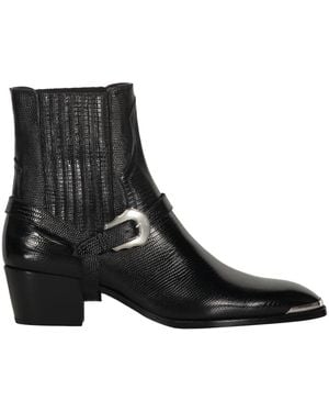 Celine Cowboy Boots - Black