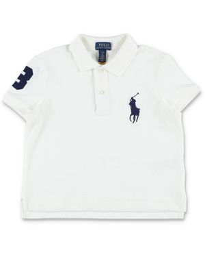 Polo Ralph Lauren Cropped Polo - Wit