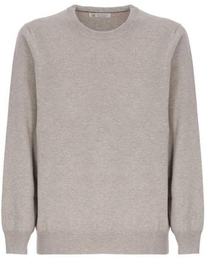 Brunello Cucinelli Cashmere Knitwear - Grigio