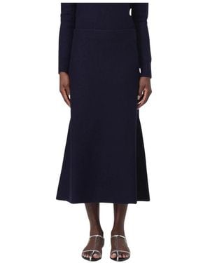 Jil Sander Midi Skirts - Blauw