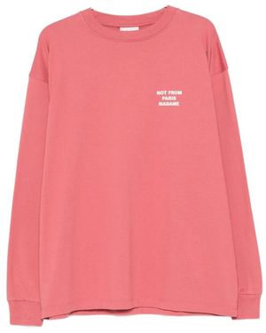 Drole de Monsieur Long Sleeve T-Shirts - Pink