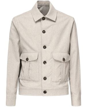 Eleventy Light Jackets - Natural