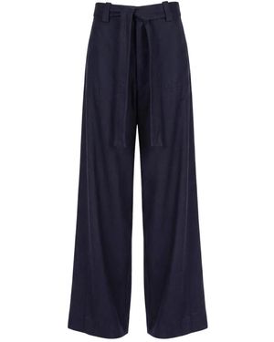 Alysi Wide Trousers - Azul