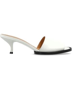 Maison Margiela Heeled Mules - Blanco