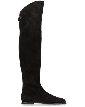 Maison Skorpios Over-The-Knee Boots - Black