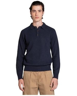 Impure Round-Neck Knitwear - Blu