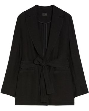 Pennyblack Leinenmischung Blazer Aleggio Stil - Schwarz